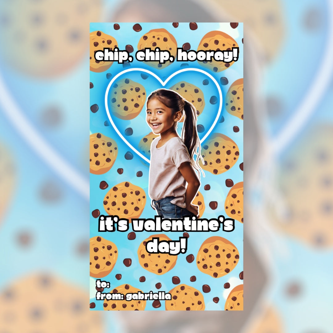 Custom V-Day kids cards